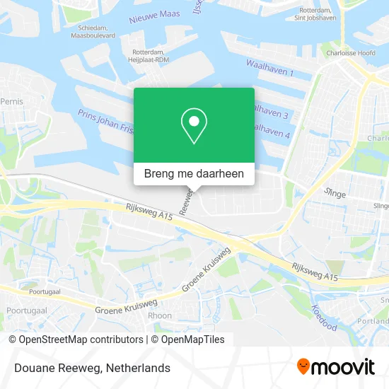 Douane Reeweg kaart