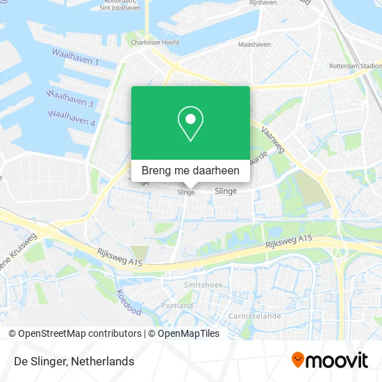 De Slinger kaart