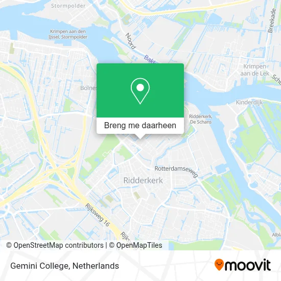 Gemini College kaart