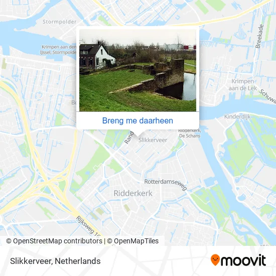 Slikkerveer kaart