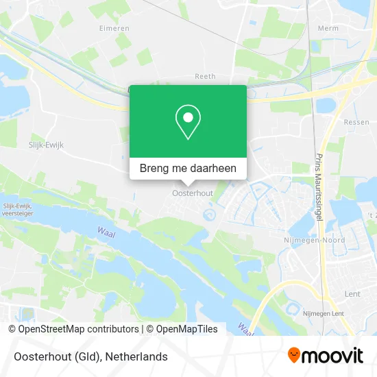 Oosterhout (Gld) kaart