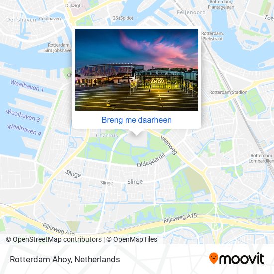 Rotterdam Ahoy kaart
