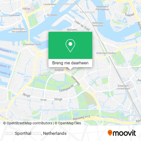 🏀⚽🏈Sporthal⛳🎾🏉 kaart