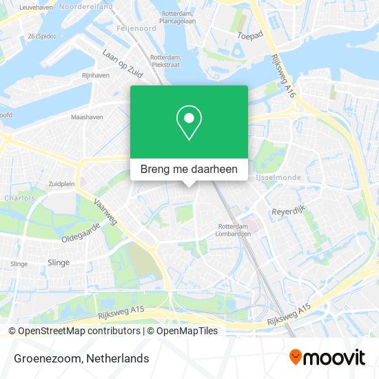 Groenezoom kaart