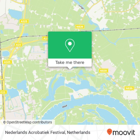 Nederlands Acrobatiek Festival kaart
