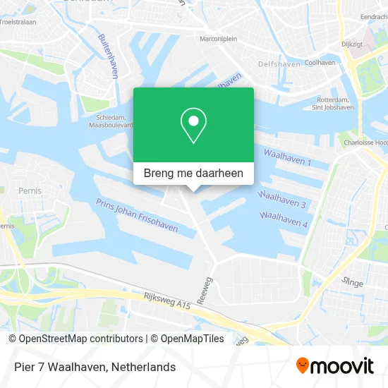 Pier 7 Waalhaven kaart