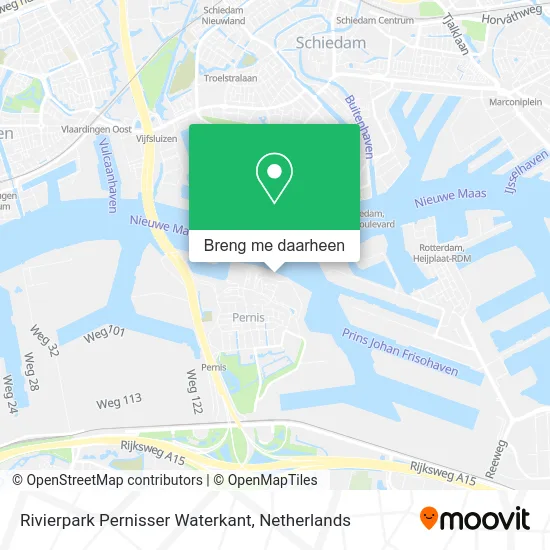 Rivierpark Pernisser Waterkant kaart