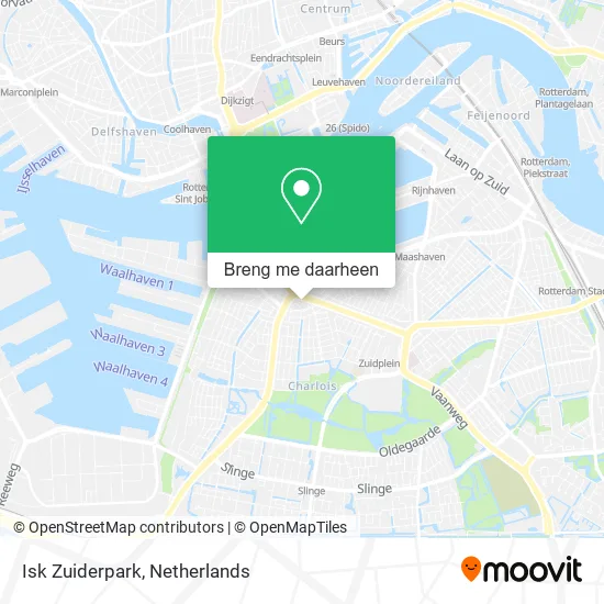 Isk Zuiderpark kaart