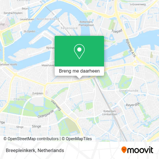 Breepleinkerk kaart