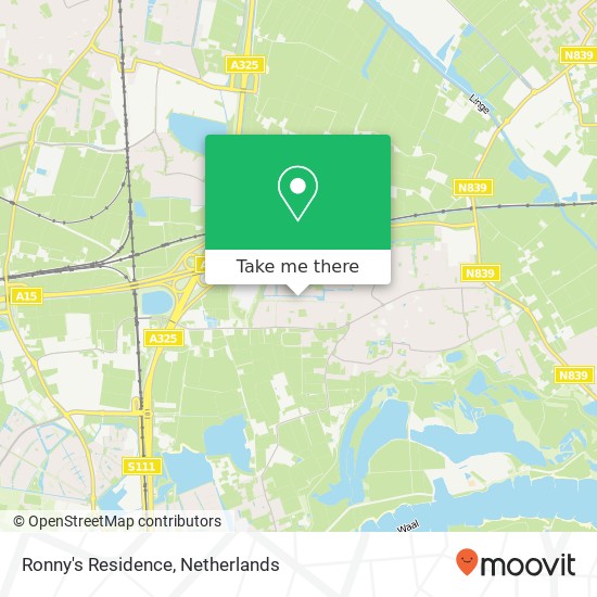 Ronny's Residence kaart