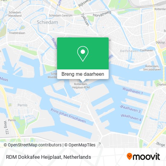 RDM Dokkafee Heijplaat kaart