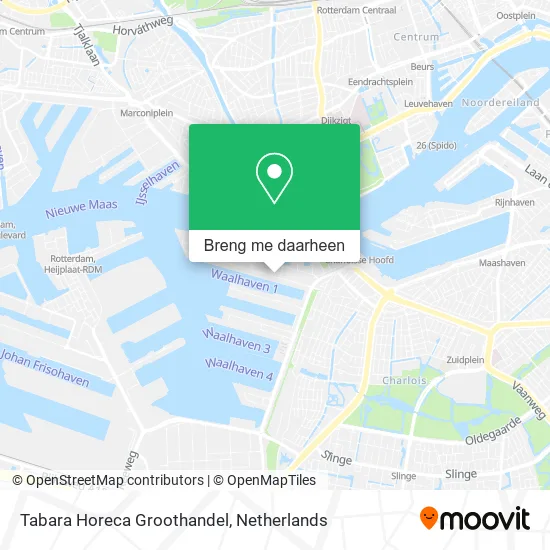 Tabara Horeca Groothandel kaart