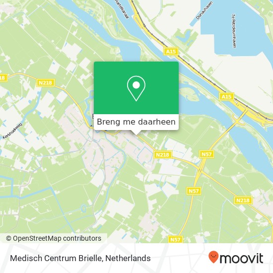 Medisch Centrum Brielle kaart