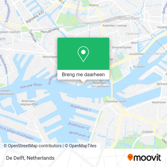 De Delft kaart