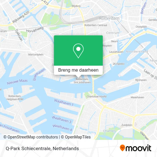 Q-Park Schiecentrale kaart