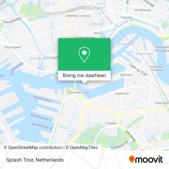 Splash Tour kaart
