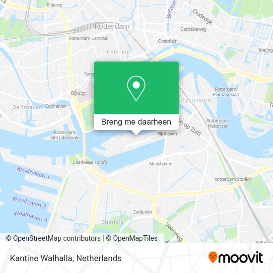 Kantine Walhalla kaart