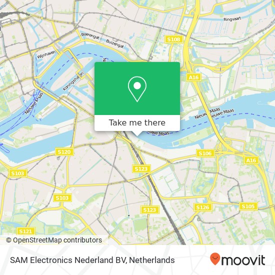 SAM Electronics Nederland BV kaart