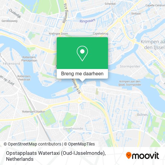 Opstapplaats Watertaxi (Oud-IJsselmonde) kaart
