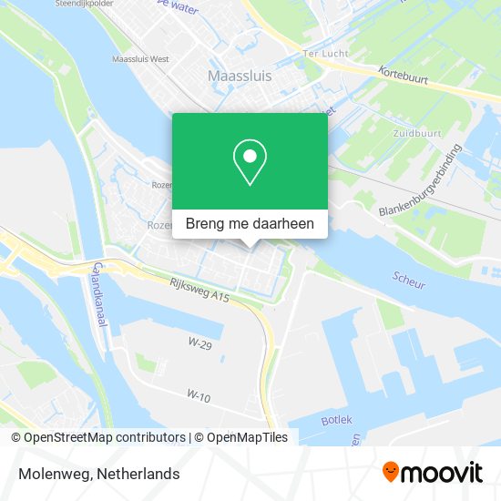 Molenweg kaart