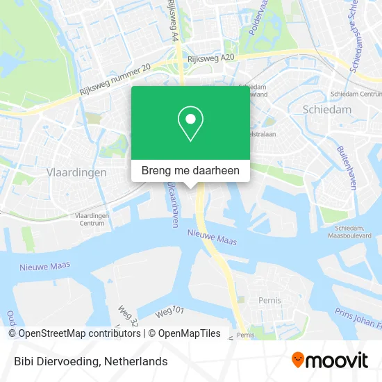 Bibi Diervoeding kaart