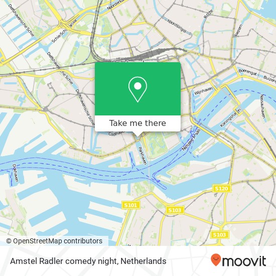 Amstel Radler comedy night kaart