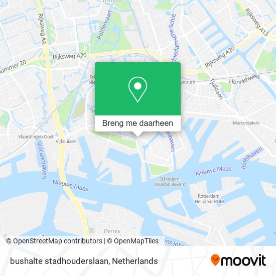 bushalte stadhouderslaan kaart