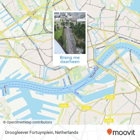 Droogleever Fortuynplein kaart
