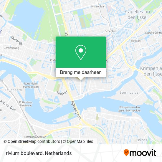 rivium boulevard kaart