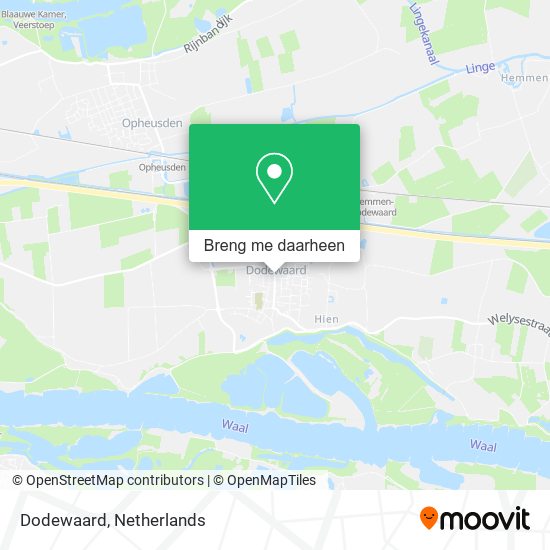 Dodewaard kaart