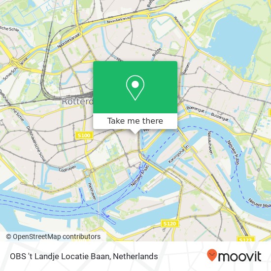 OBS 't Landje Locatie Baan kaart