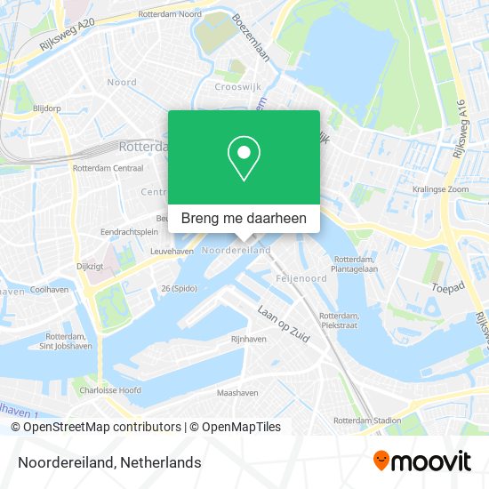 Noordereiland kaart