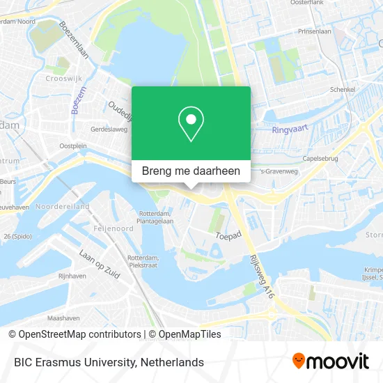 BIC Erasmus University kaart