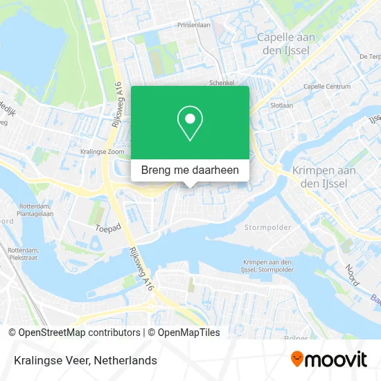 Kralingse Veer kaart