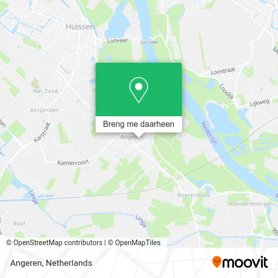 Angeren kaart