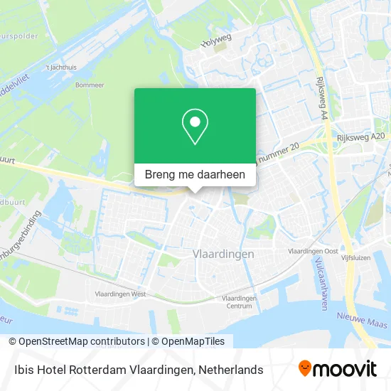 Ibis Hotel Rotterdam Vlaardingen kaart