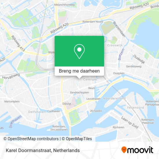 Karel Doormanstraat kaart