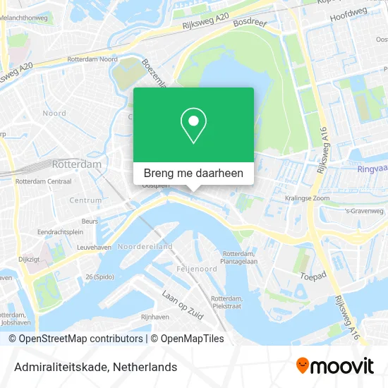 Admiraliteitskade kaart
