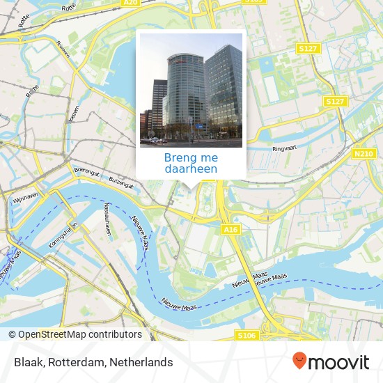 Blaak, Rotterdam kaart
