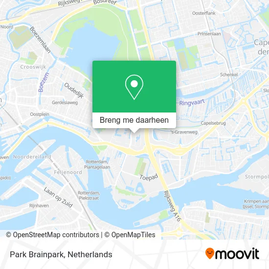 Park Brainpark kaart