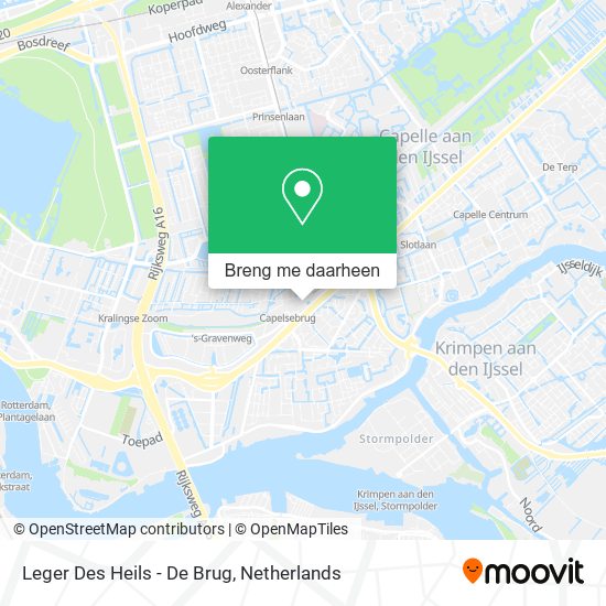 Leger Des Heils - De Brug kaart