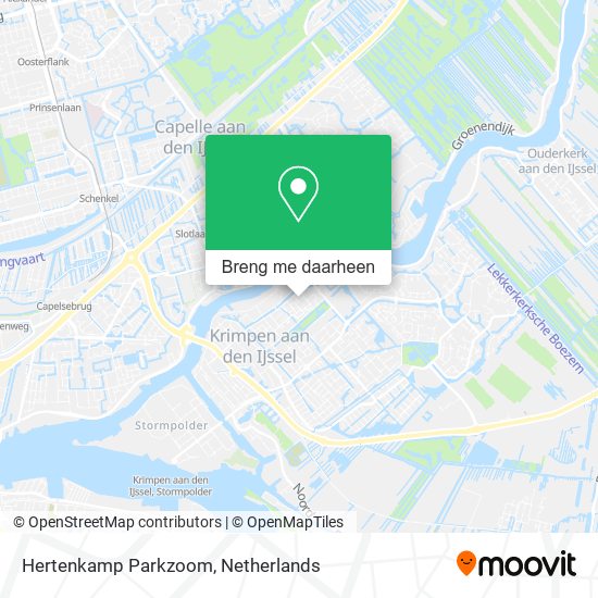 Hertenkamp Parkzoom kaart