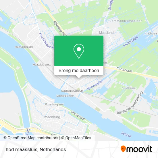 hod maassluis kaart