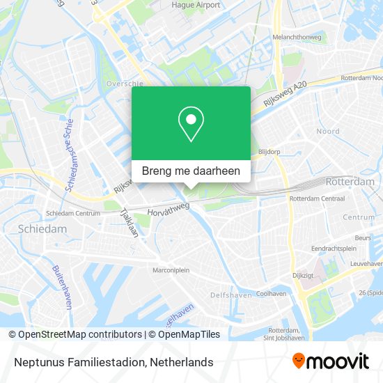 Neptunus Familiestadion kaart