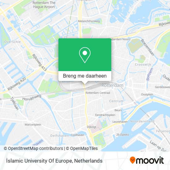 İslamic University Of Europe kaart