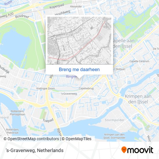's-Gravenweg kaart