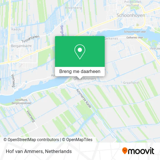 Hof van Ammers kaart