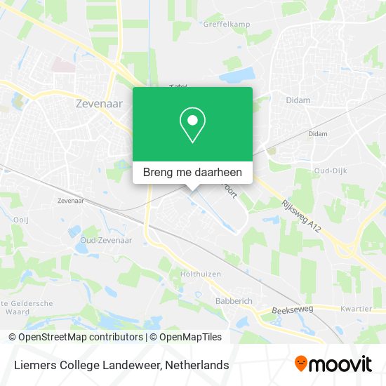 Liemers College  Landeweer kaart