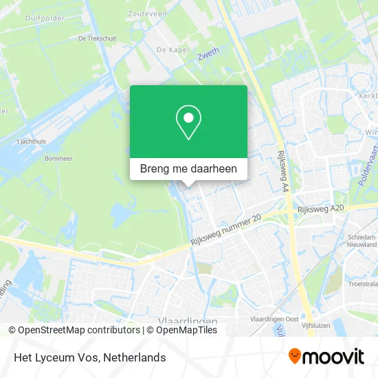 Het Lyceum Vos kaart