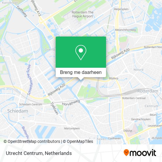 Utrecht Centrum kaart